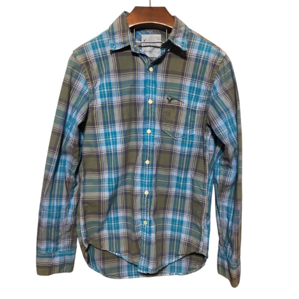 Men’s Long Sleeve Button Down Shirt. By The American Eagles Outfitters.